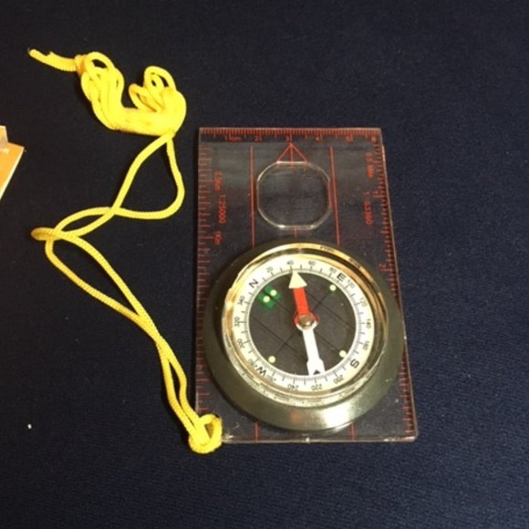 Map Compass with Lanyard by Outdoor Products - Picture 3 of 6